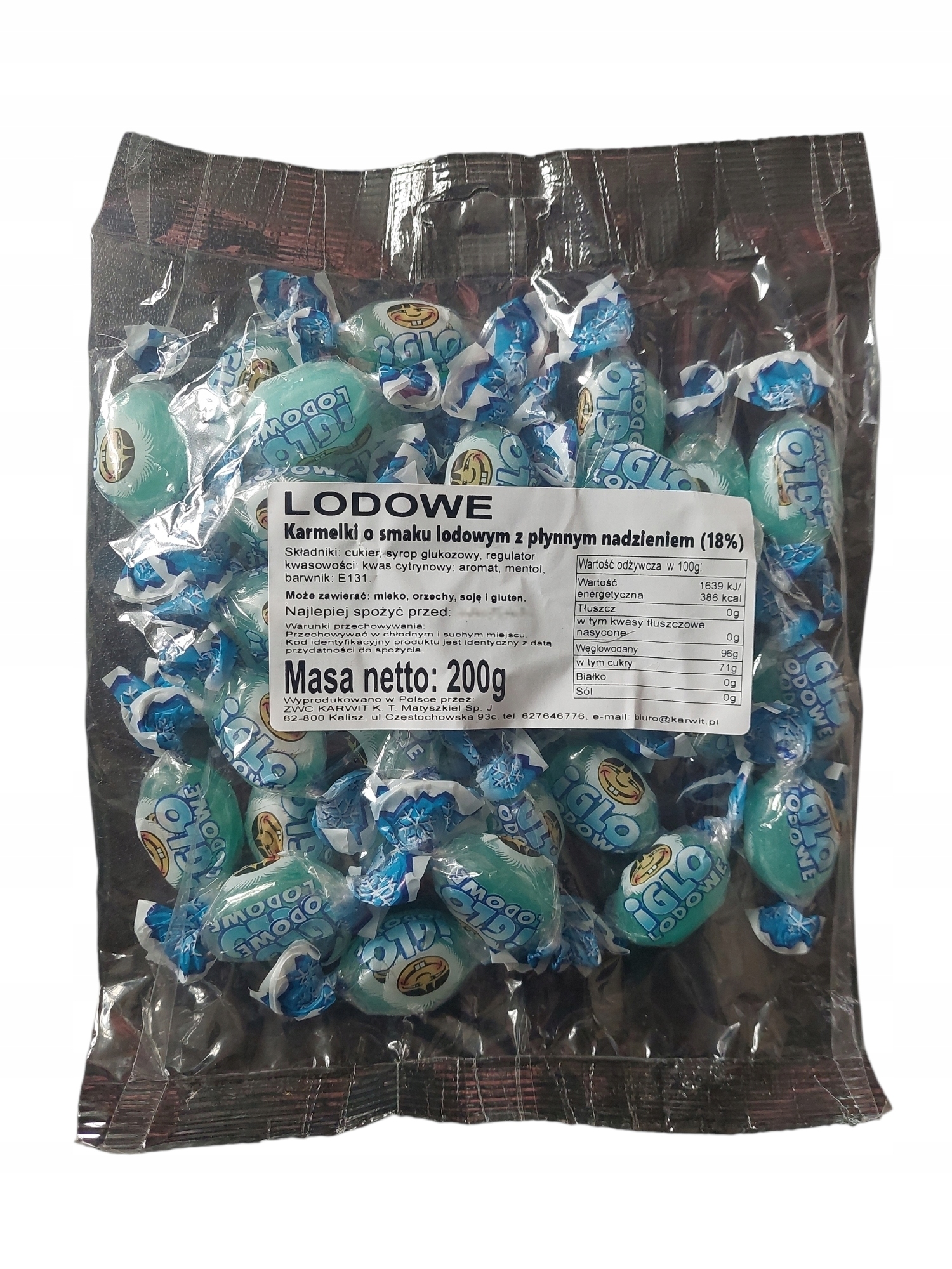 Cukierki IGLO 200g lodowy — 3