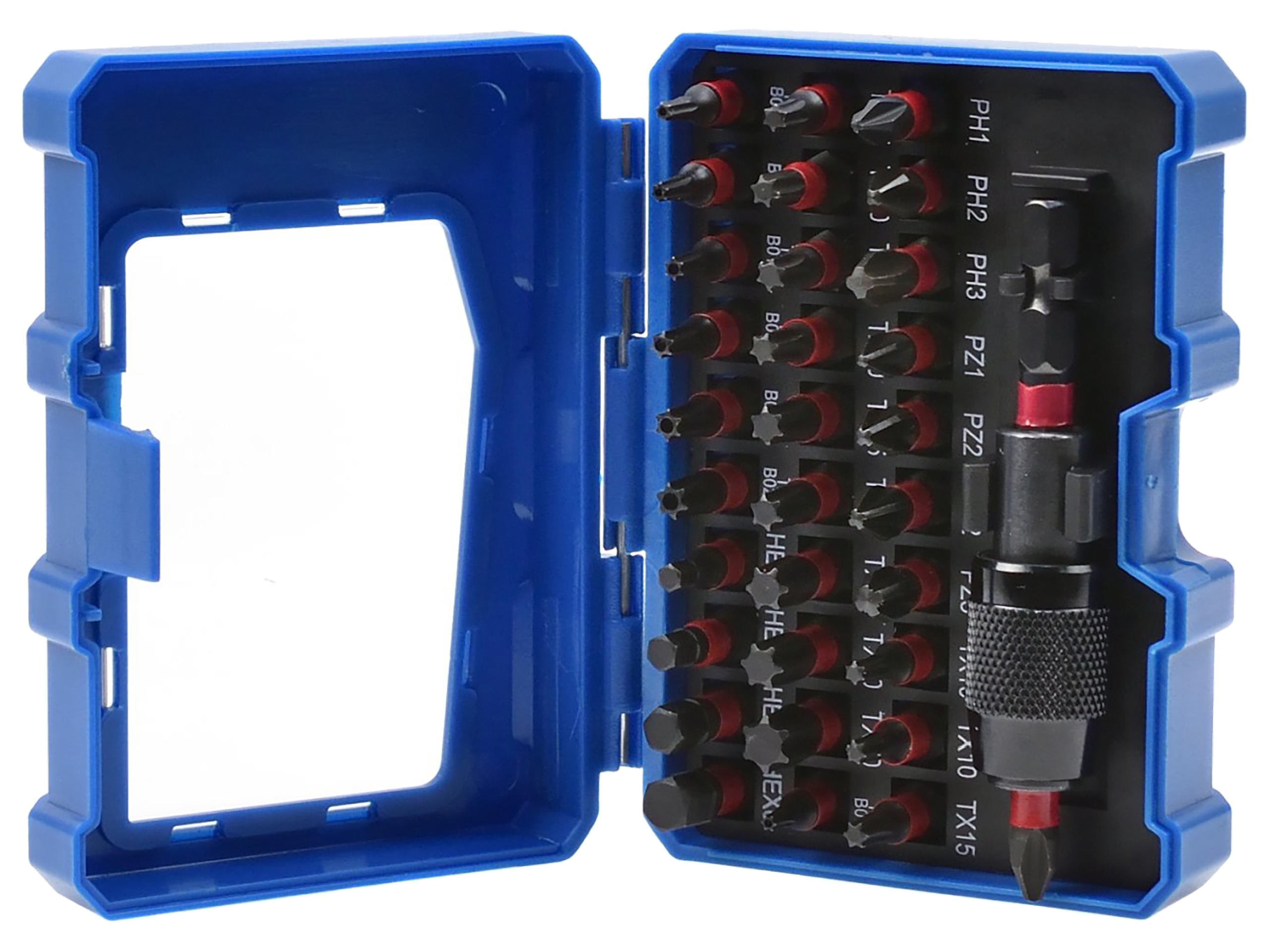 BITY UDAROWE KOŃCÓWKI ZESTAW BITÓW UDAROWYCH 32EL KOŃCÓWEK WKRĘTAKI