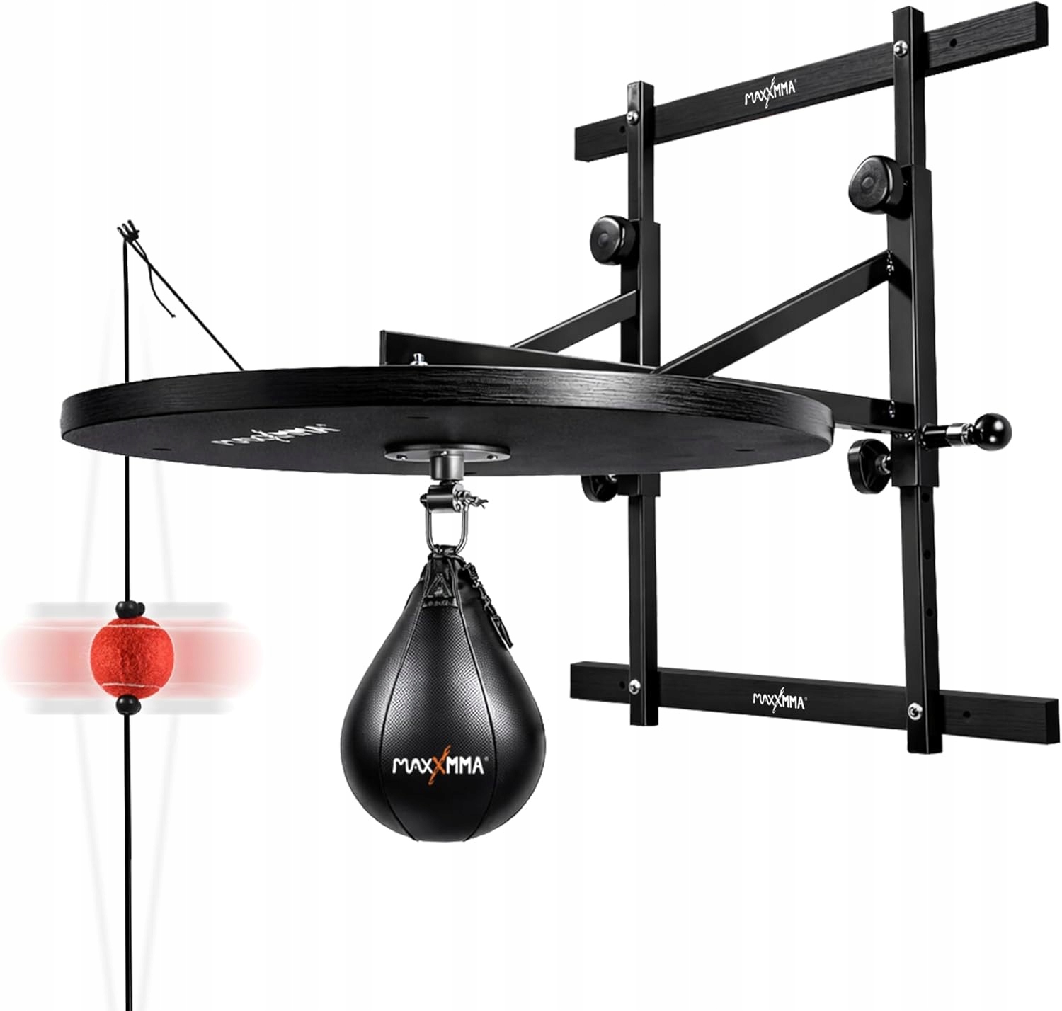 MaxxMMA platforma gruszka bokserska regulowana ścienna 24"