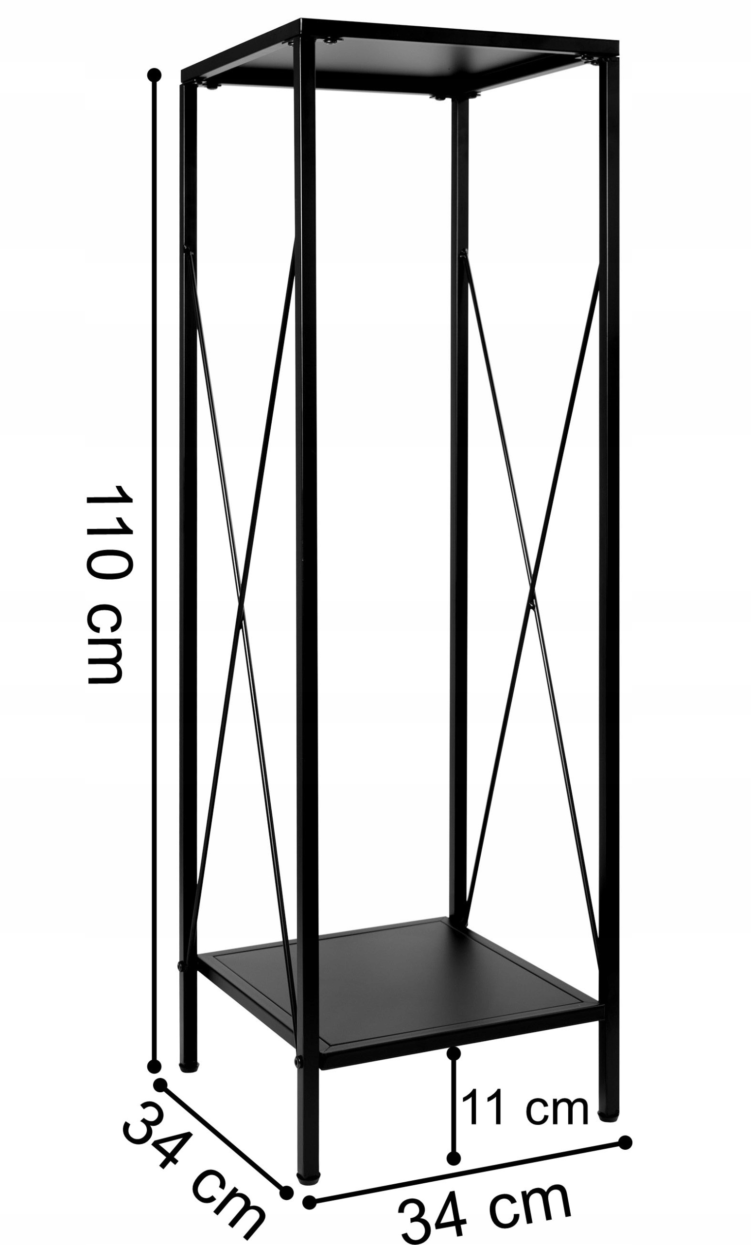 STOJAK NA DREWNO KOMINKOWE DRZEWO OPAŁOWE Z PÓŁKAMI LOFT METAL KOSZ REGAŁ Marka LoftInspired