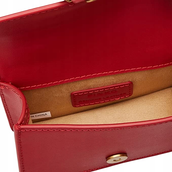 PINKO ORYGINALNA TOREBKA LISTONOSZKA SKÓRA Marka Pinko