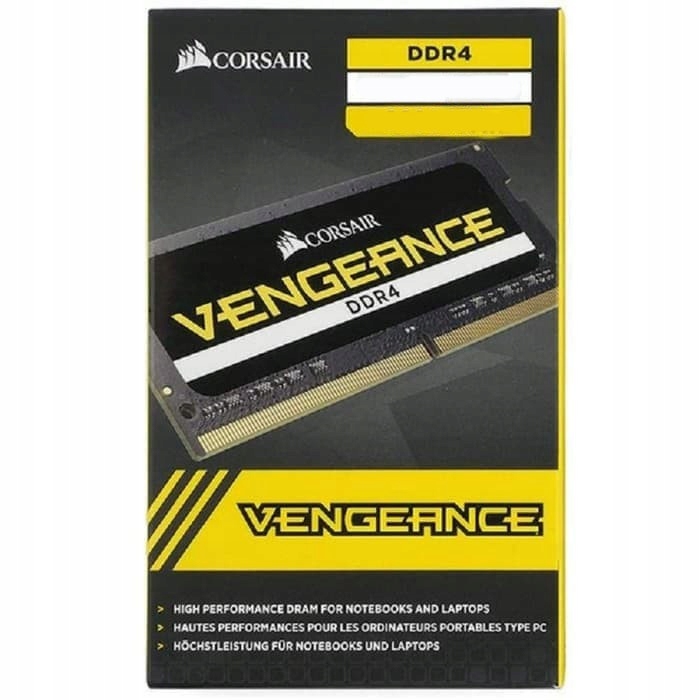 CORSAIR DDR4, 2666MHz 8GB 1x8GB SODIMM, Unbuffered, 18-19-19-39, Black — 10