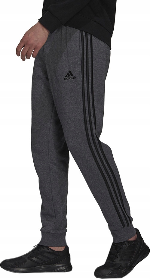 Pánské Kalhoty Adidas Essentials French Terry Tapered Cuff 3-STRIPES, velikost S