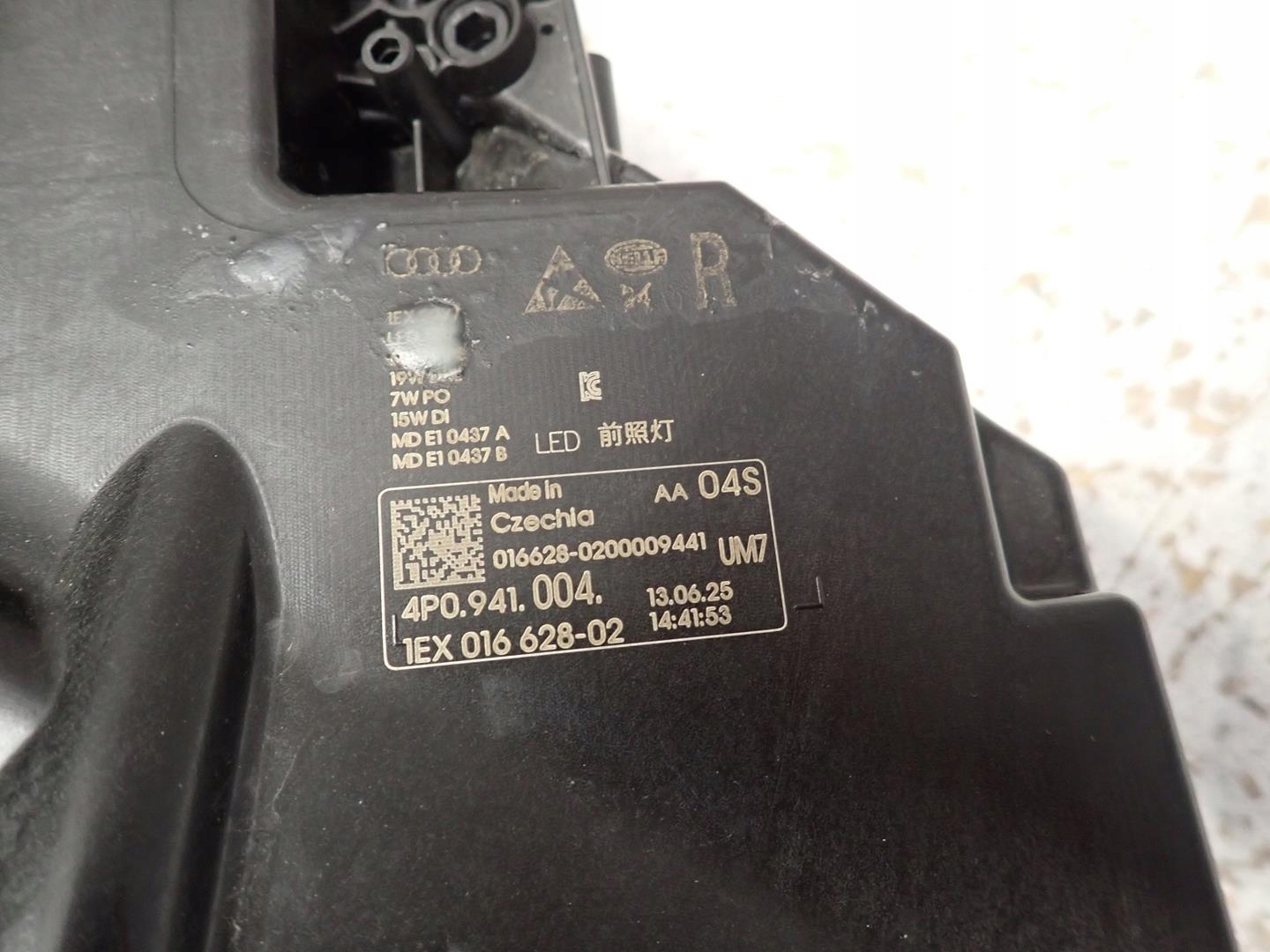 light front front right AUDI A6 C9 2025- FULL LED 4P0941004