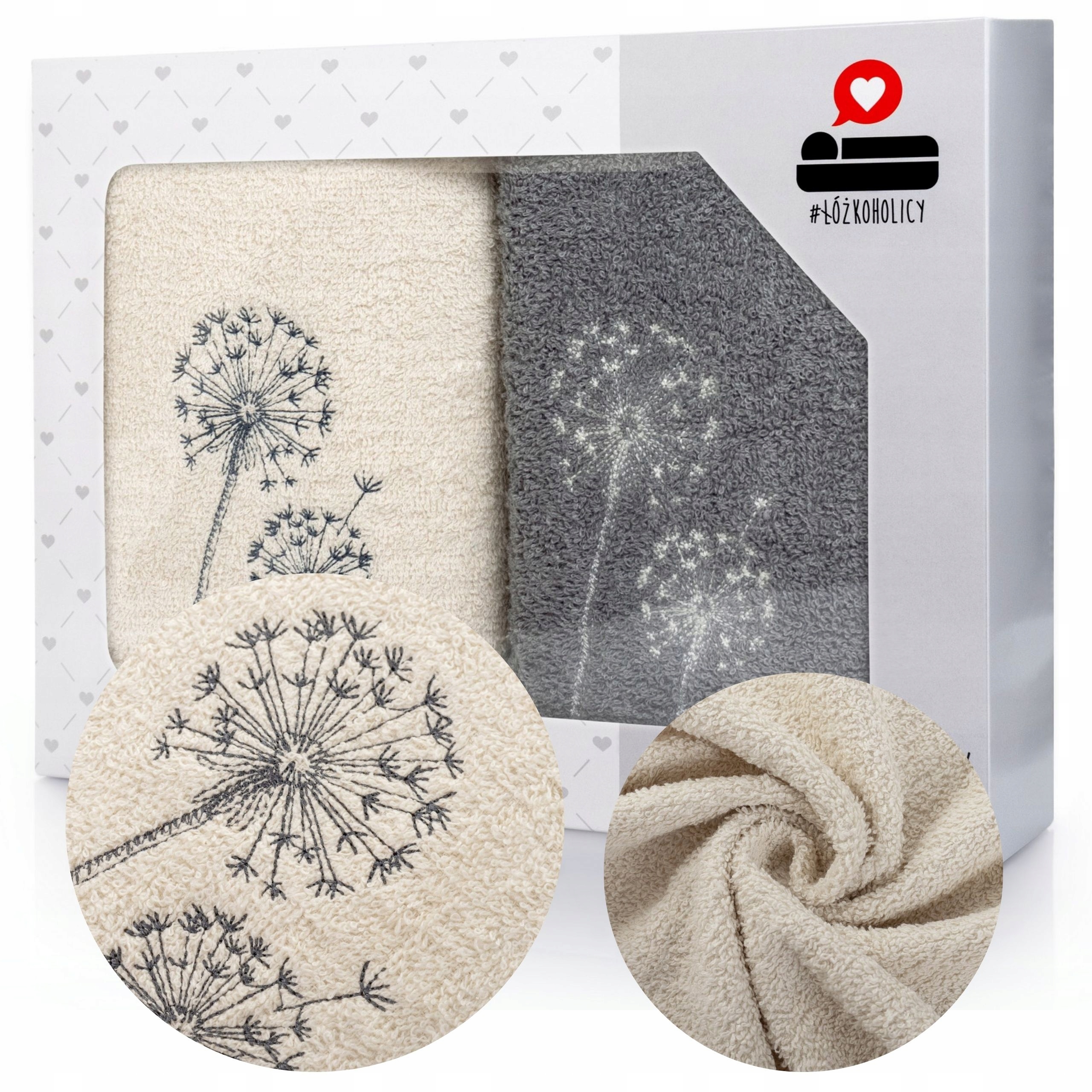 Sada ručníků 70x140 na Dárek s výšivkou ke Dni babiček Den dědečka