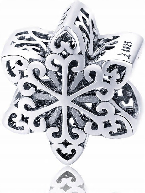 

Charms Snowflake Płatek śniegu Srebro