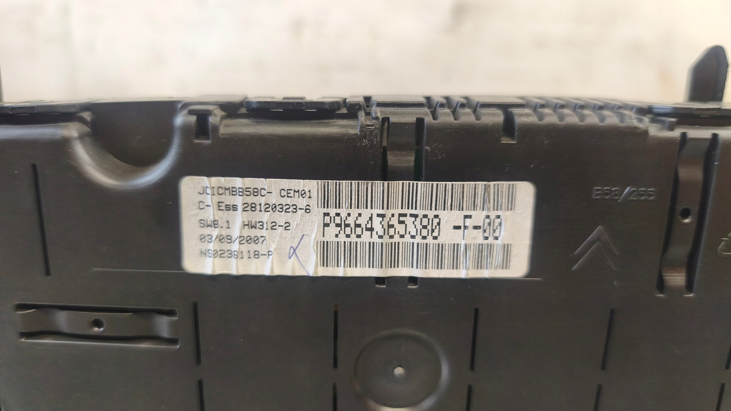 dials dials CITROEN PICASSO C4 2008r 2.0B P9664365380