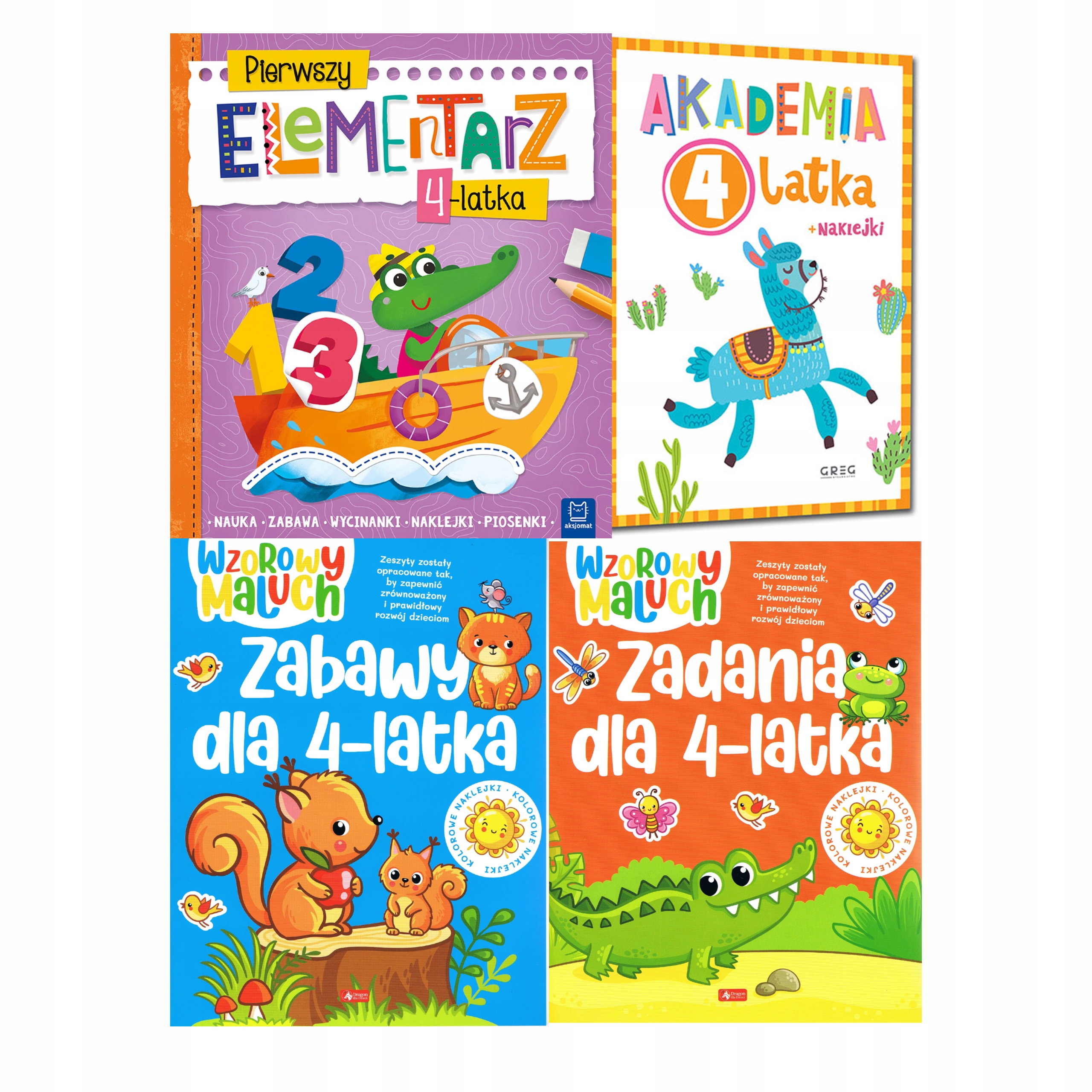 Elementarz i ćwiczenia dla 4-latka
