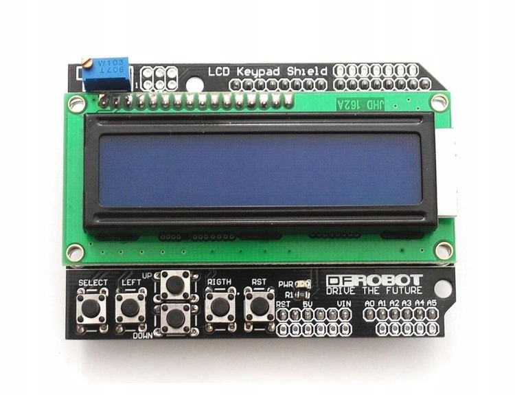 Moduł shield LCD 2x16 wyświetlacz i klawiatura