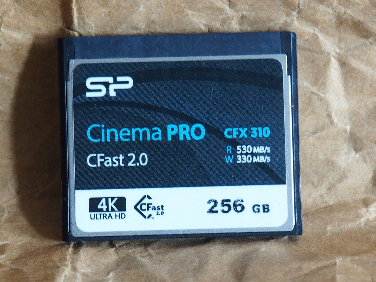 Compact flash CF memory card Silicon Power 256GB CFast 2.0 CFX 310.
