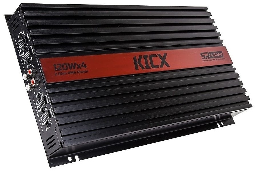4-kanálový zosilňovač do auta 4x80/120W 2x240W Rms Ab Kicx Sp 80.4 Ab