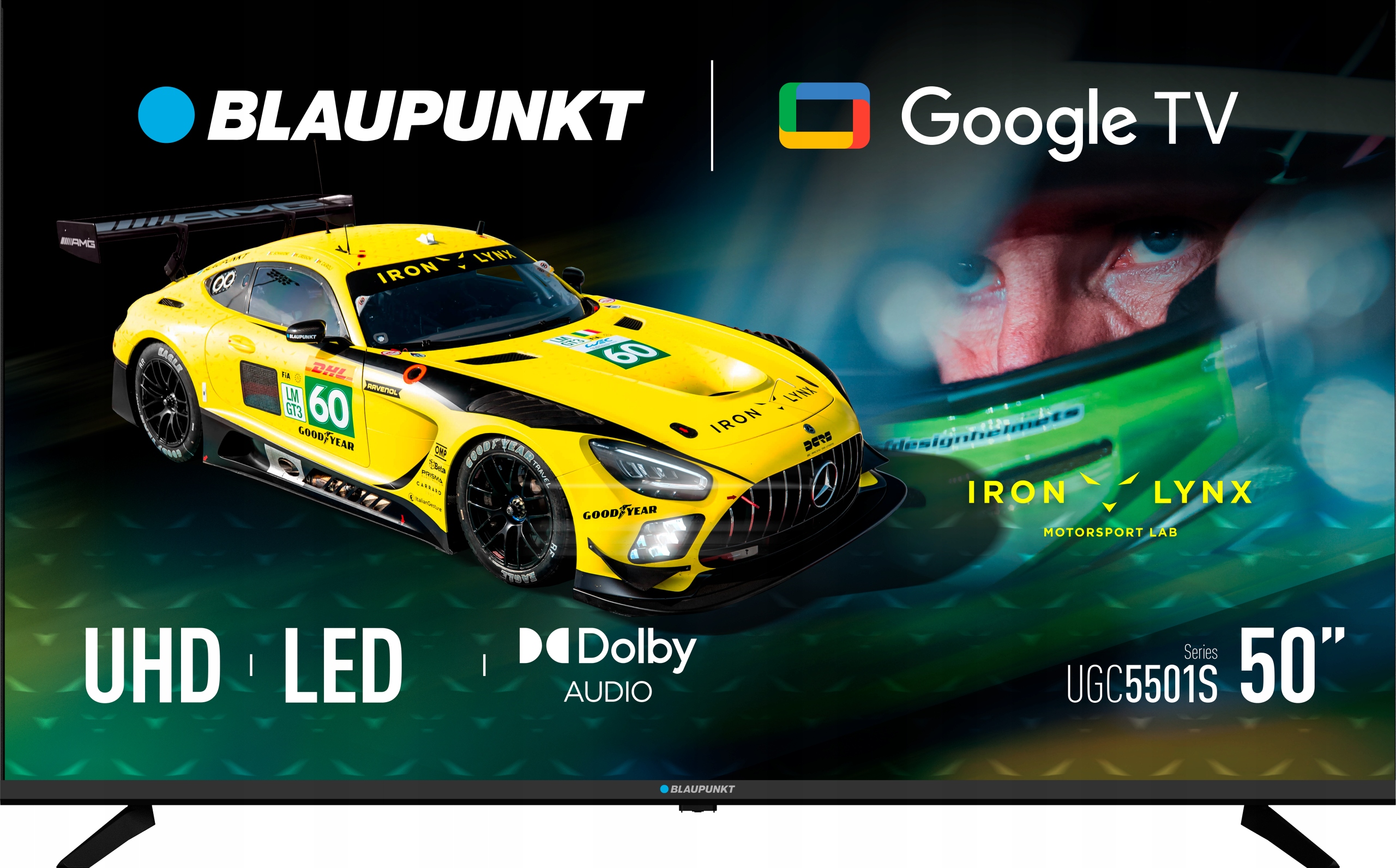 Televizor Blaupunkt 50UGC5501S 50 palců Led Google Tv 4K Ultra Hd WiFi Hdmi