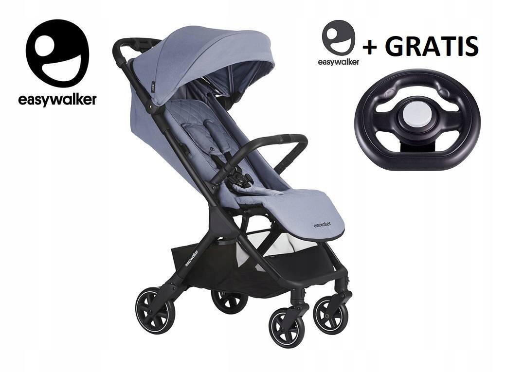 Easywalker Jackey wózek spacerowy Steel Grey