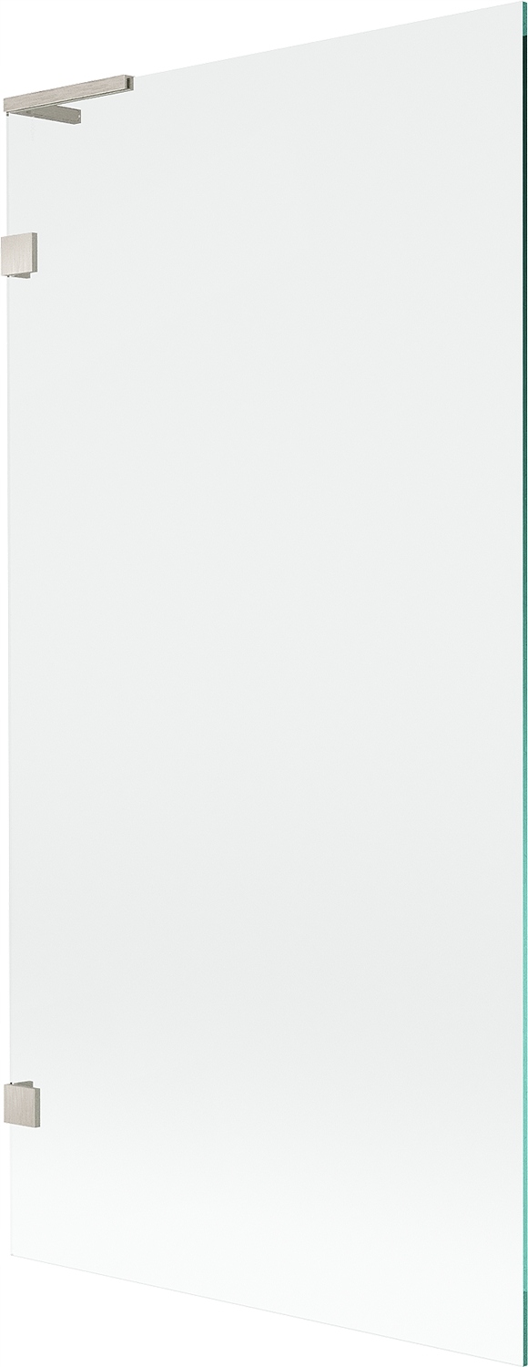 Mexen Lunar L vanová zástěna jednokřídlá 90 x 150 cm, transparentní, kartáč