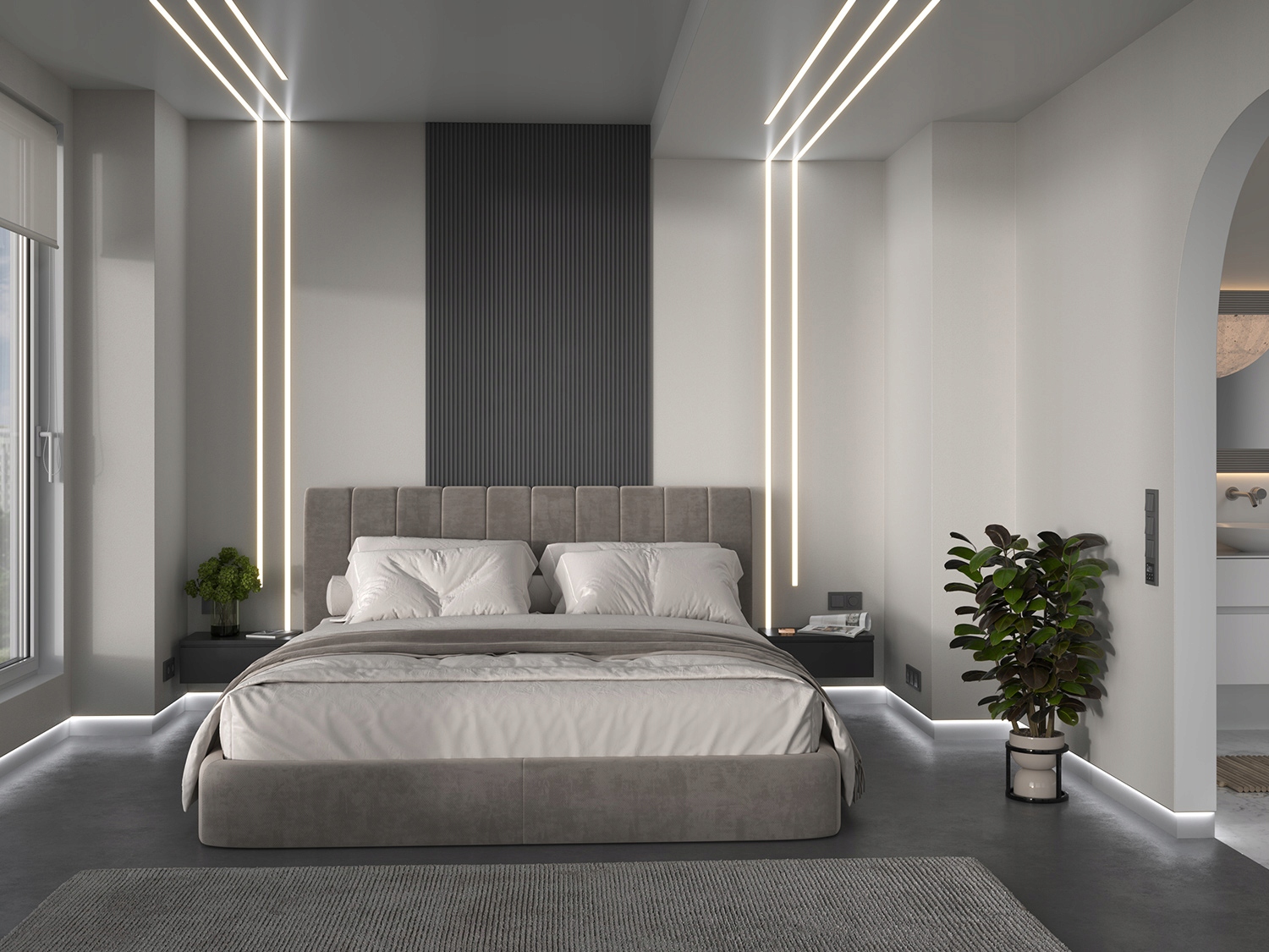 PROFIL LED ALUMINIOWY do GK karton gips płyt kafli glazury 2m + klosz Marka Masterled