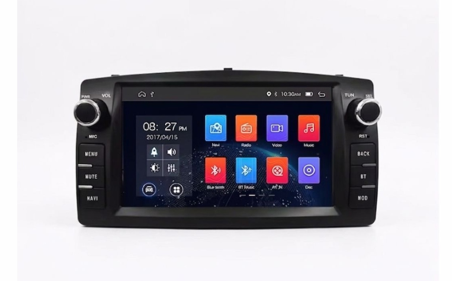 Automobilové rádio 2 Din Toyota Corolla Altis E120 Byd F3 2000-2006 Carplay