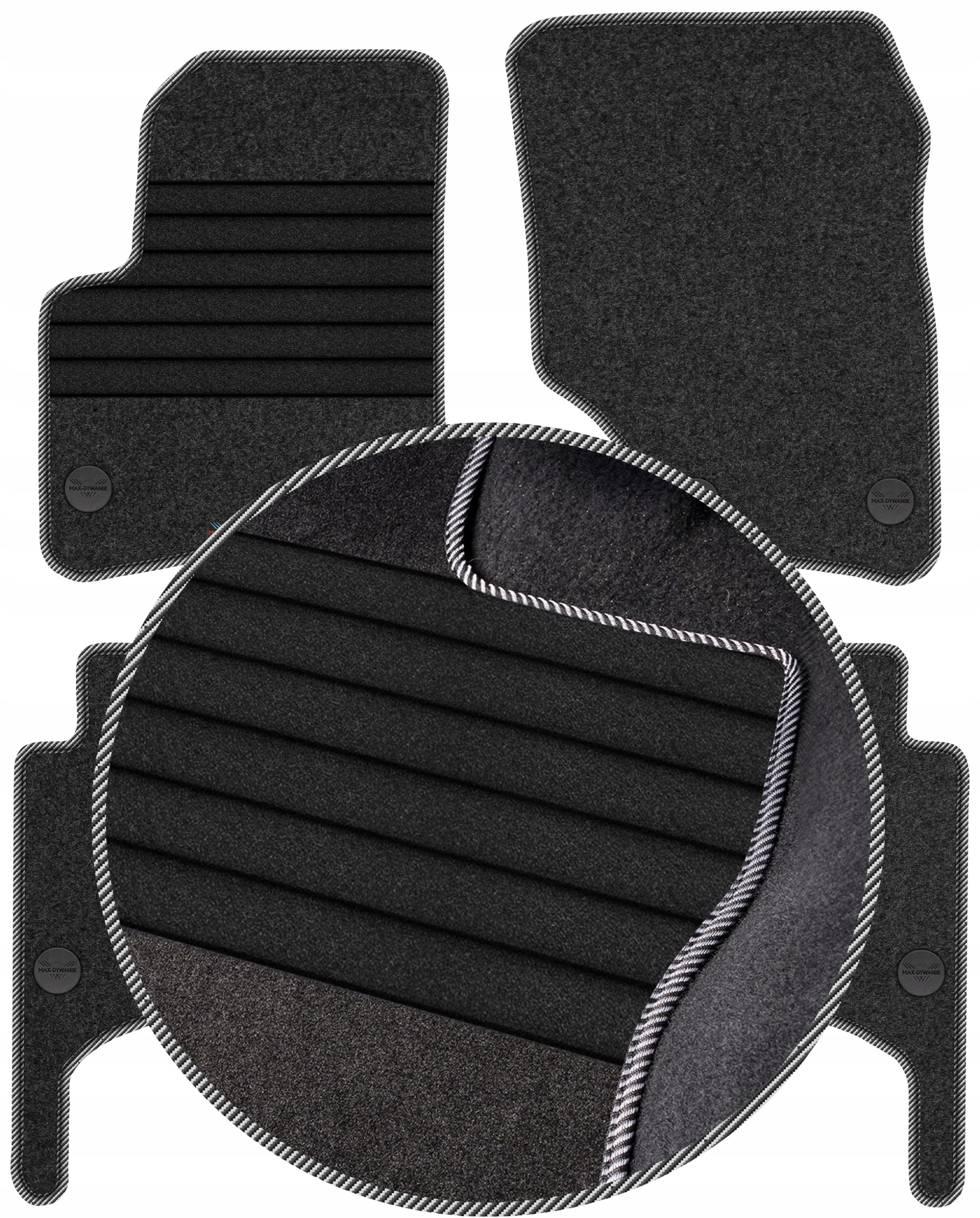 Vw Touareg I 2002-2010 Velurové stěrače do auta