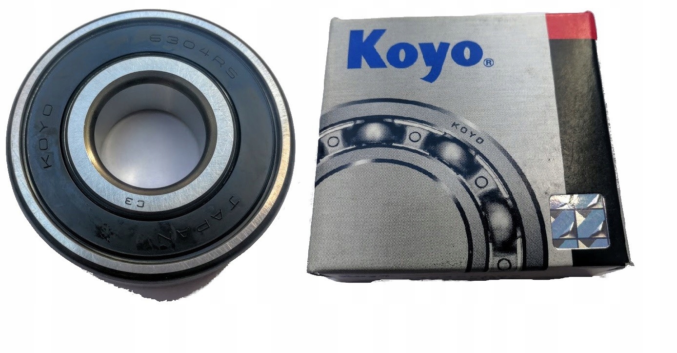 Łożysko kulkowe KOYO 6304 2RS CM 20x52x150