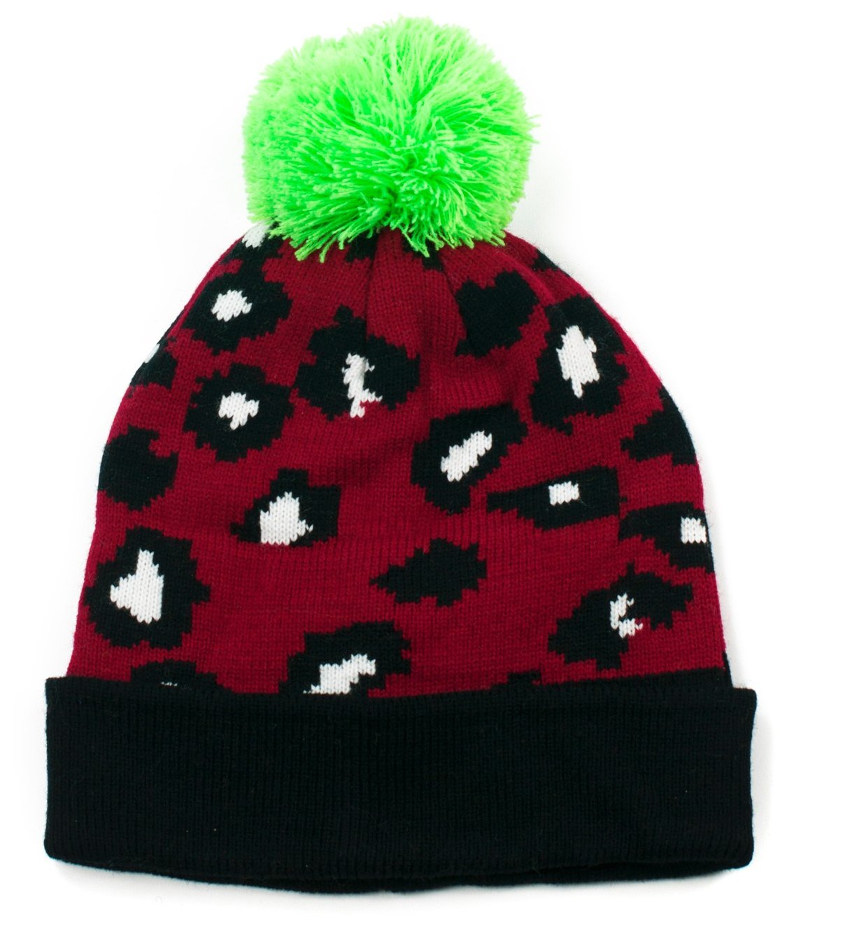 

Szaleo czapka w Cętki na zimę z pomponem cz14309-2