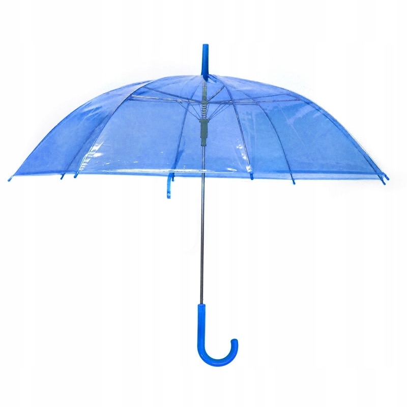 

Parasol Parasolka Przeźroczysta Ślub Niebieska