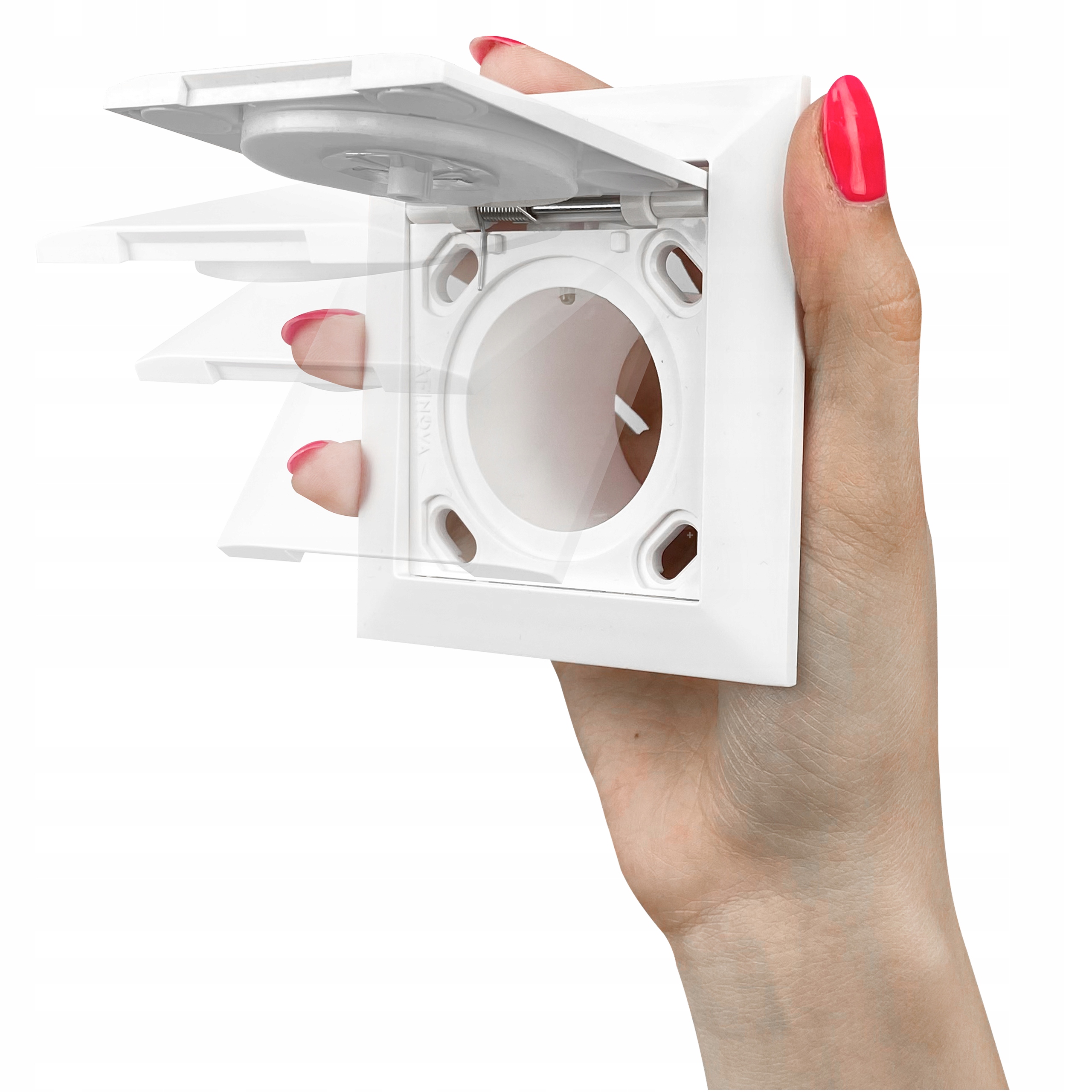 GNIAZDO SSĄCE NOVA MAGNETIC BIAŁE ODKURZACZ CENTRALNY Marka AF Nova