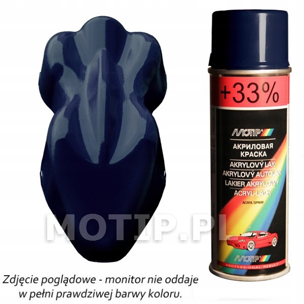 Motip 200 ml lakier samochodowy akrylowy 445C niebiesKI spray