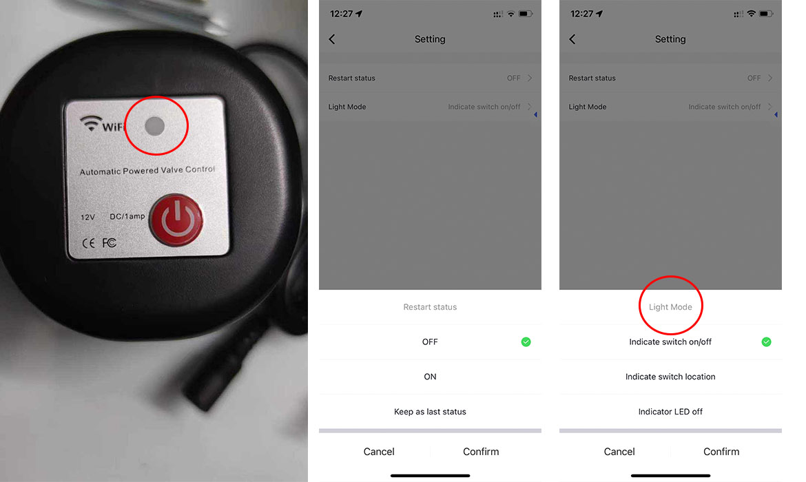 Sterownik siłownik zawór wody gazu SMART WiFi Tuya Seria SMART