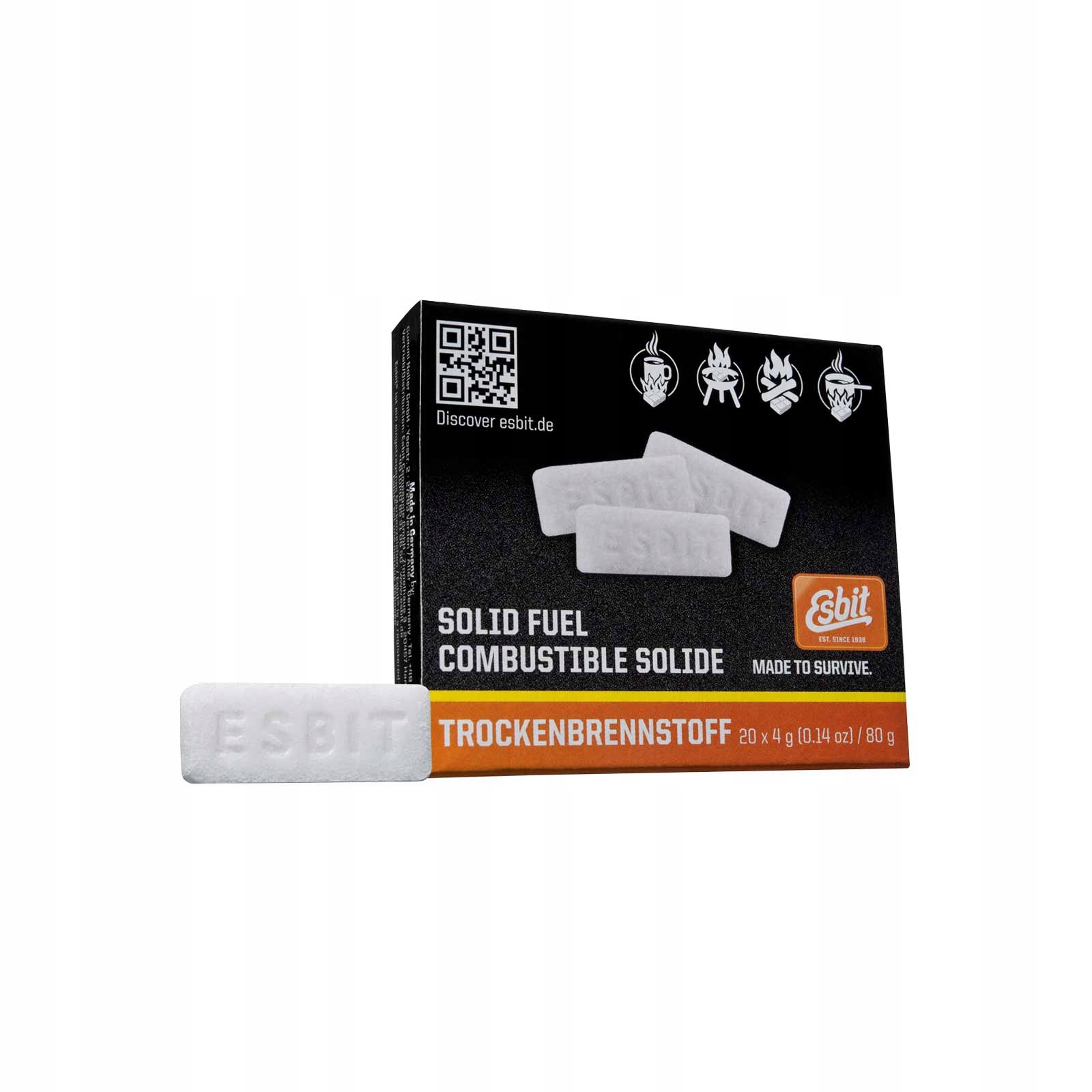 Paliwo Stałe Esbit Solid Fuel Tablets 20x4g