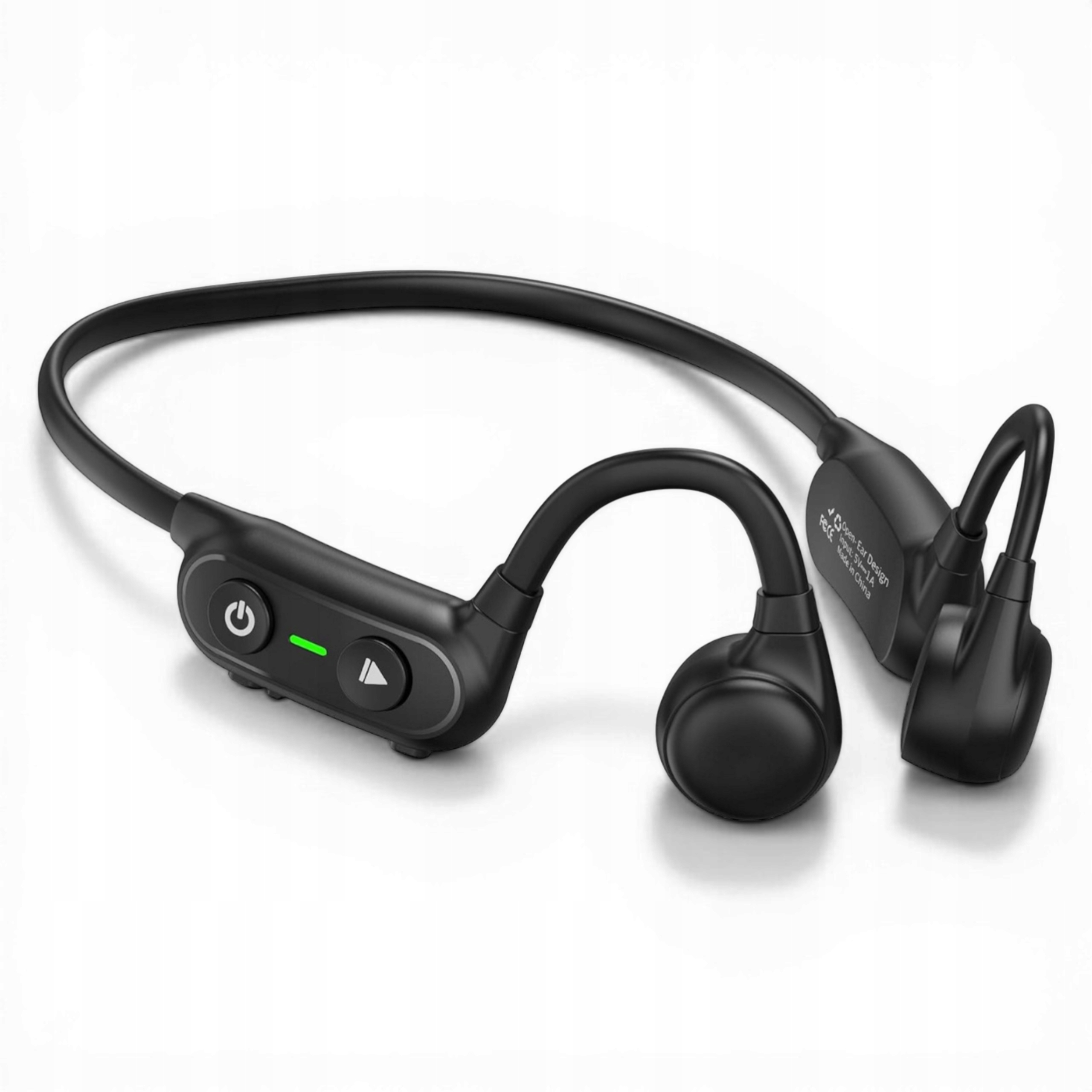 Sluchátka OpenEar Bluetooth kostní sportovní s mikrofonem, černá