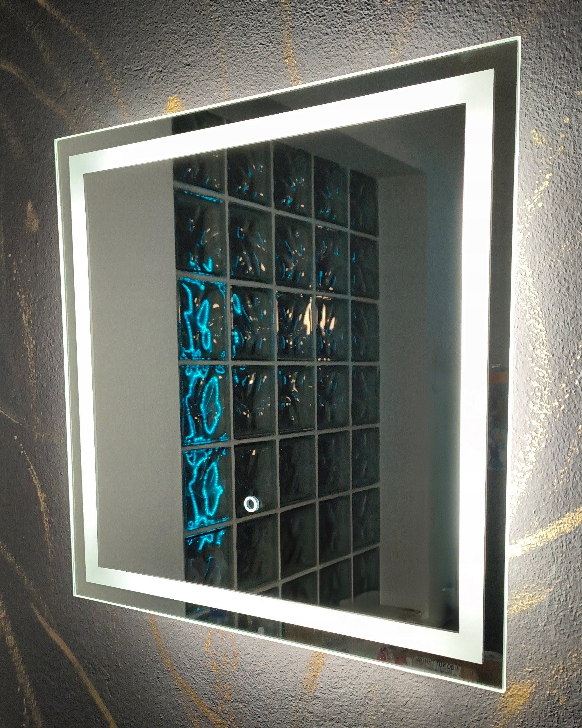 Led zrkadlo La Luna Dotykový spínač 70×50 cm Teplá Biela 3k Vyrobené v Pl