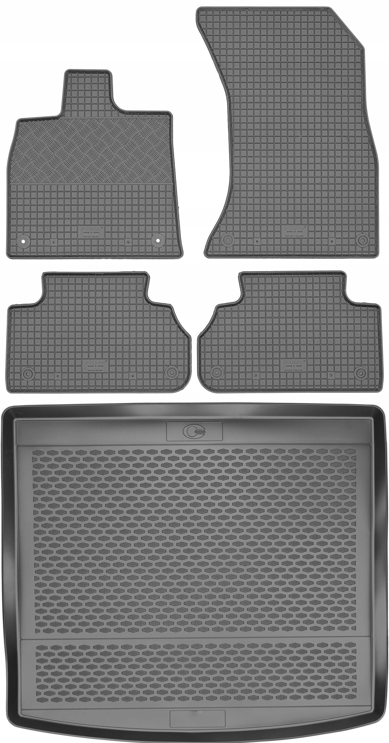 Audi Q5 II Sportback Suv 2017- Sada Gumové rohože rohož