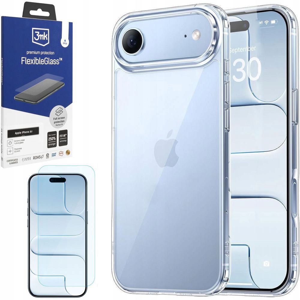 Pouzdro Jcpal DualPro Clear ochranné Sklo 3mk pro Apple iPhone Air