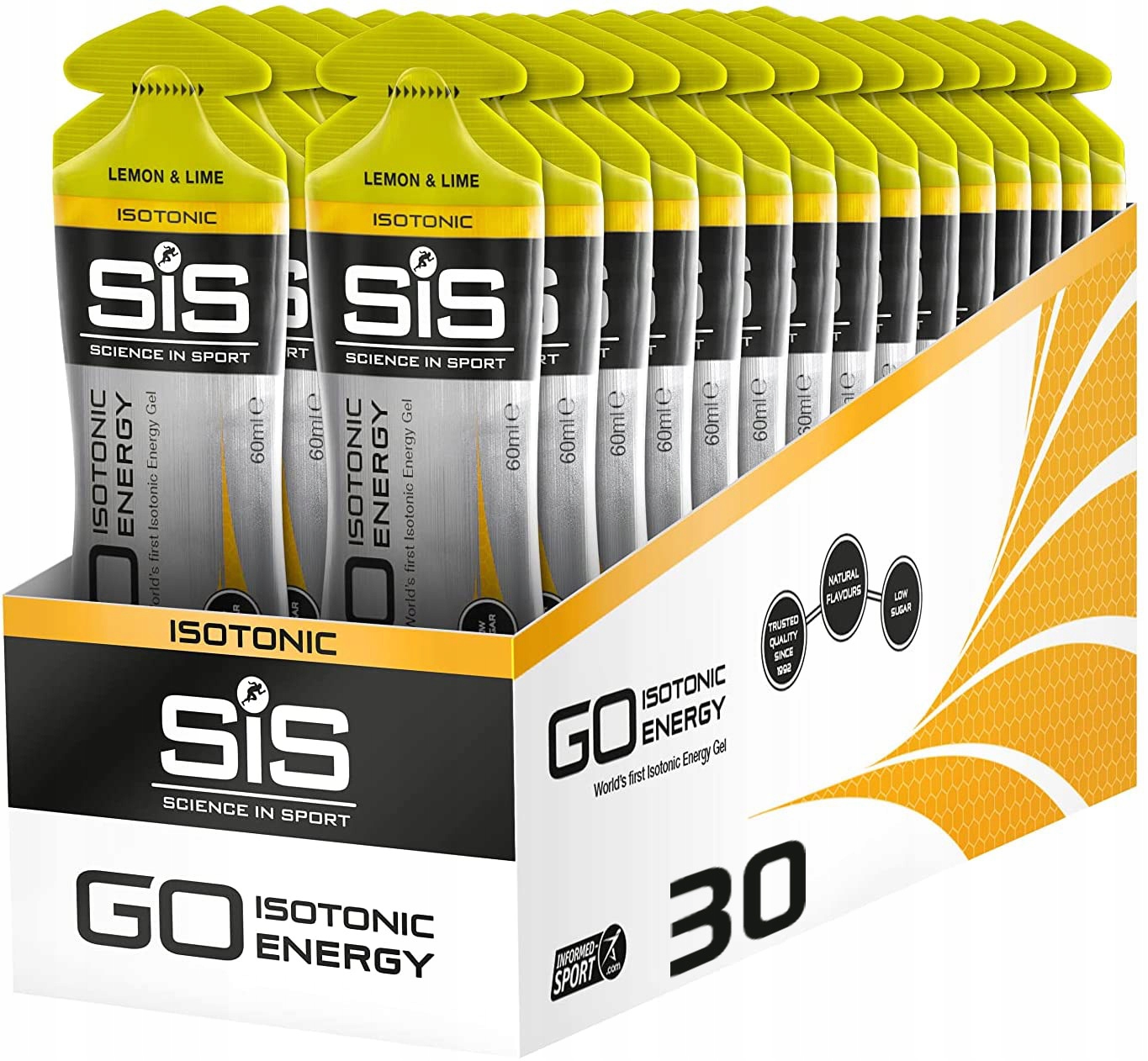 Sis Energetický Gel Isotonic 30x60 ml Lemon&lime