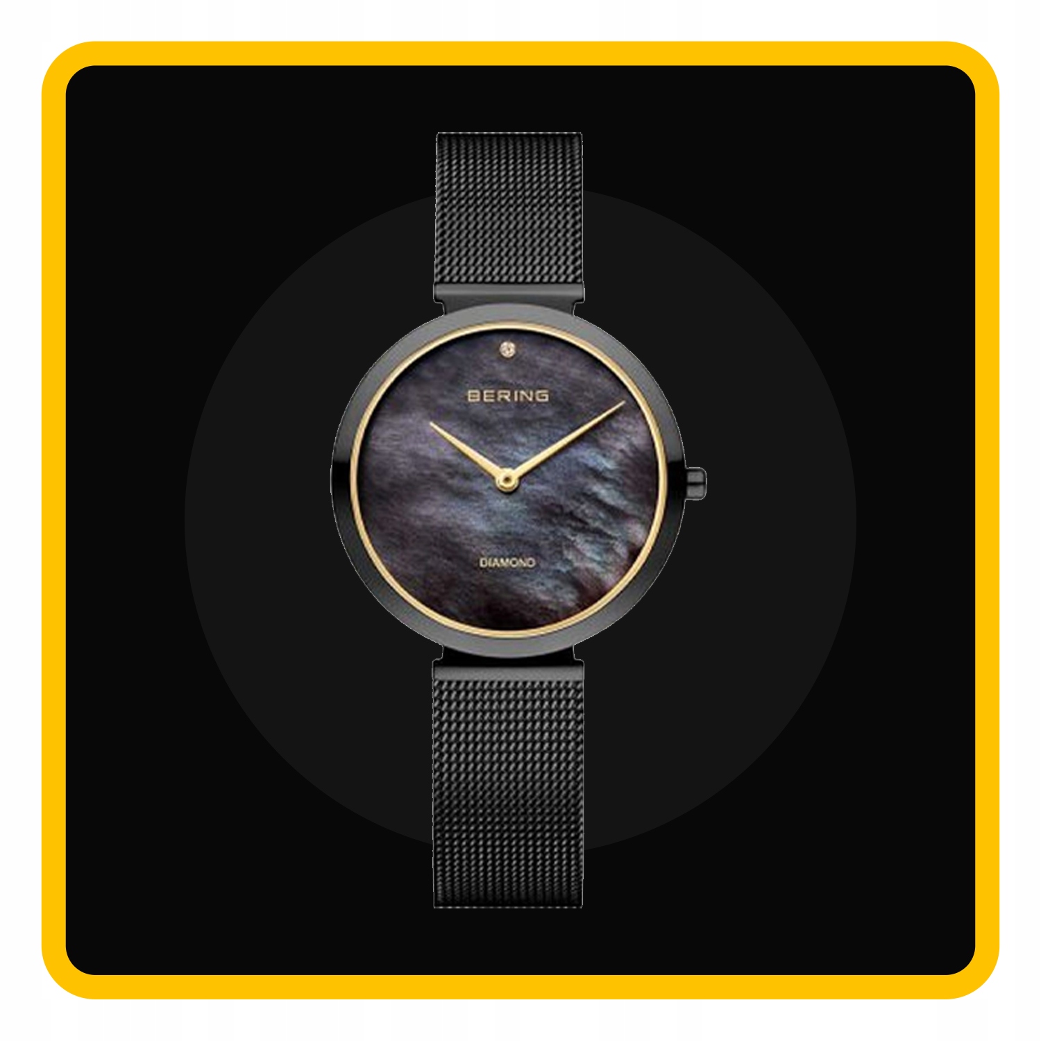 ⭐️ ZEGAREK DAMSKI BERING DIAMOND 18132-132 Z DIAMENTAMI BRANSOLETKA