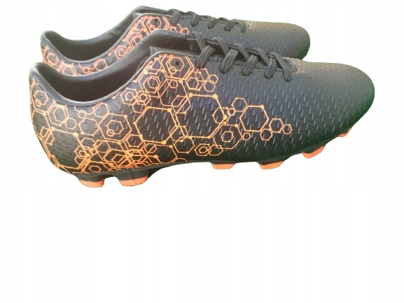 Korki lanki buty do piłki Black czarne Orange Erino 37