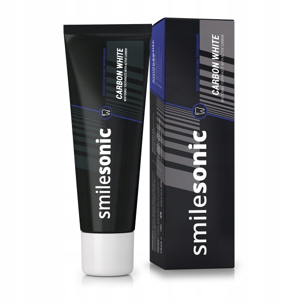 

Pasta do zębów Smilesonic Carbon White 75 ml