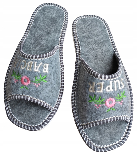 

Kapcie Pantofle na Dzień Babci dla