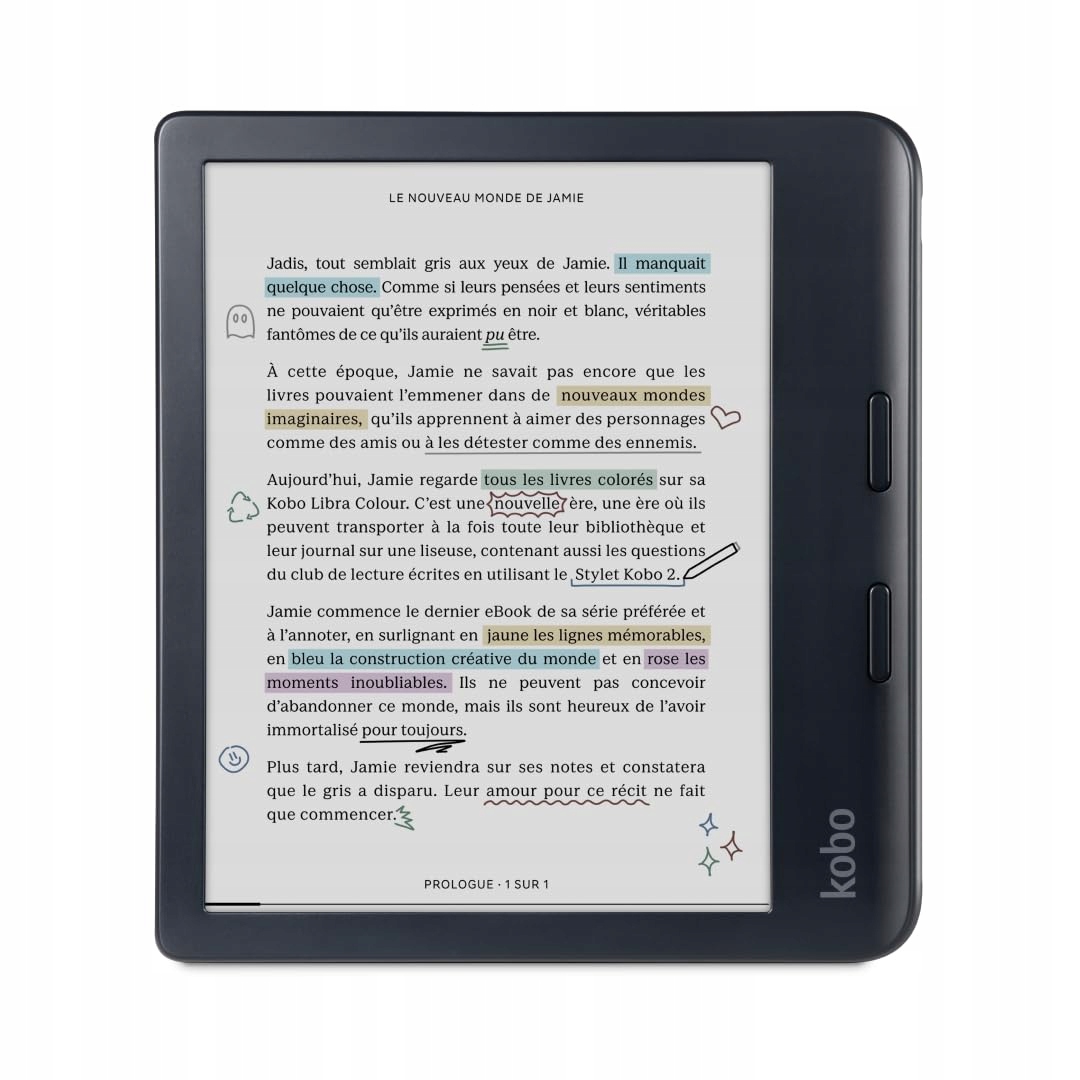 Kobo Libra Colour Čítačka E-kníh Farebná 7 palcov 32 Gb