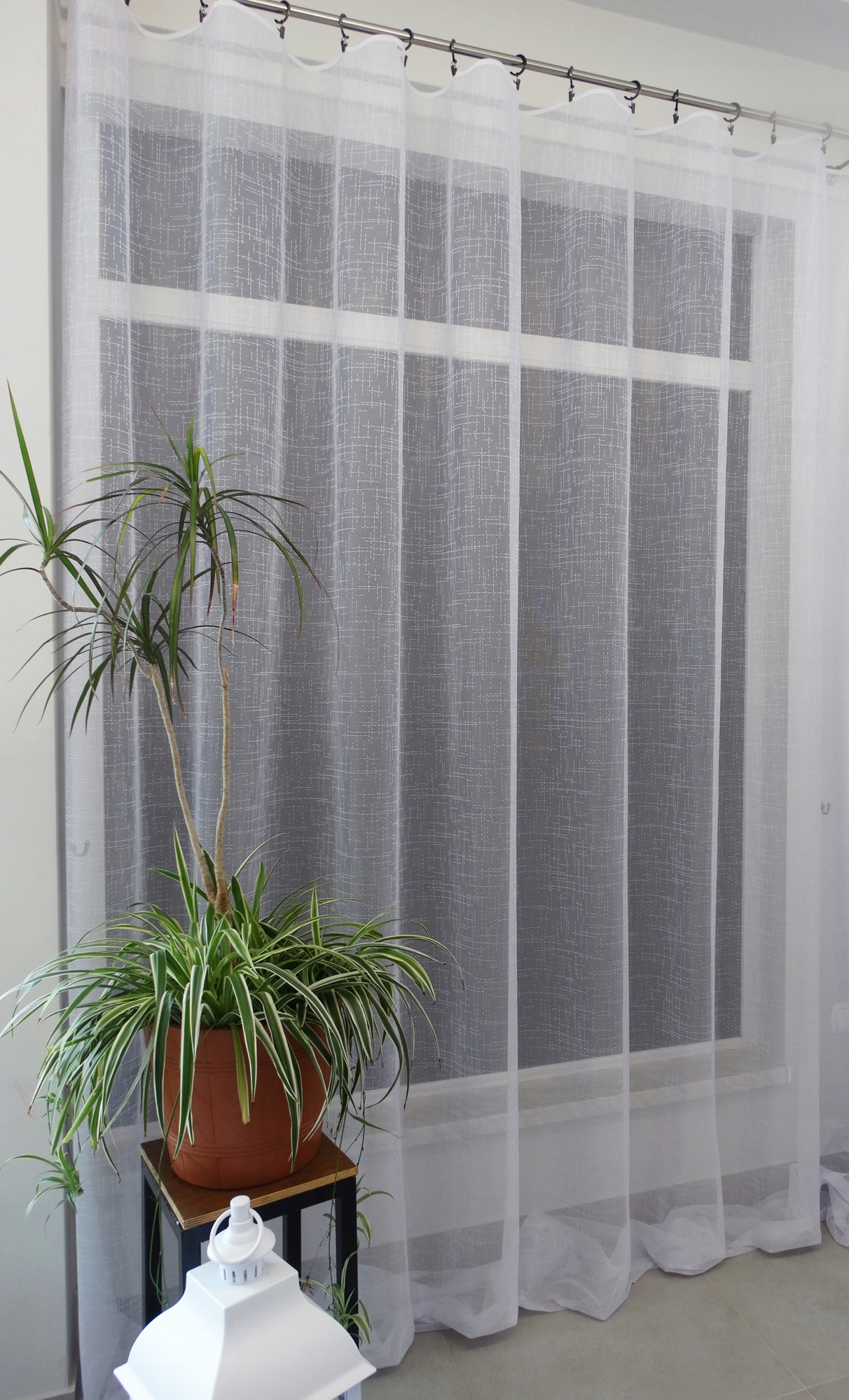 Mg Záclona žakár 35188 Bílá 300x300 cm hotová obšitá M