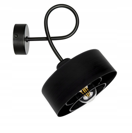 Nástěnná nástěnná lampa Loft Spiro černá bílá Led stropní lampa