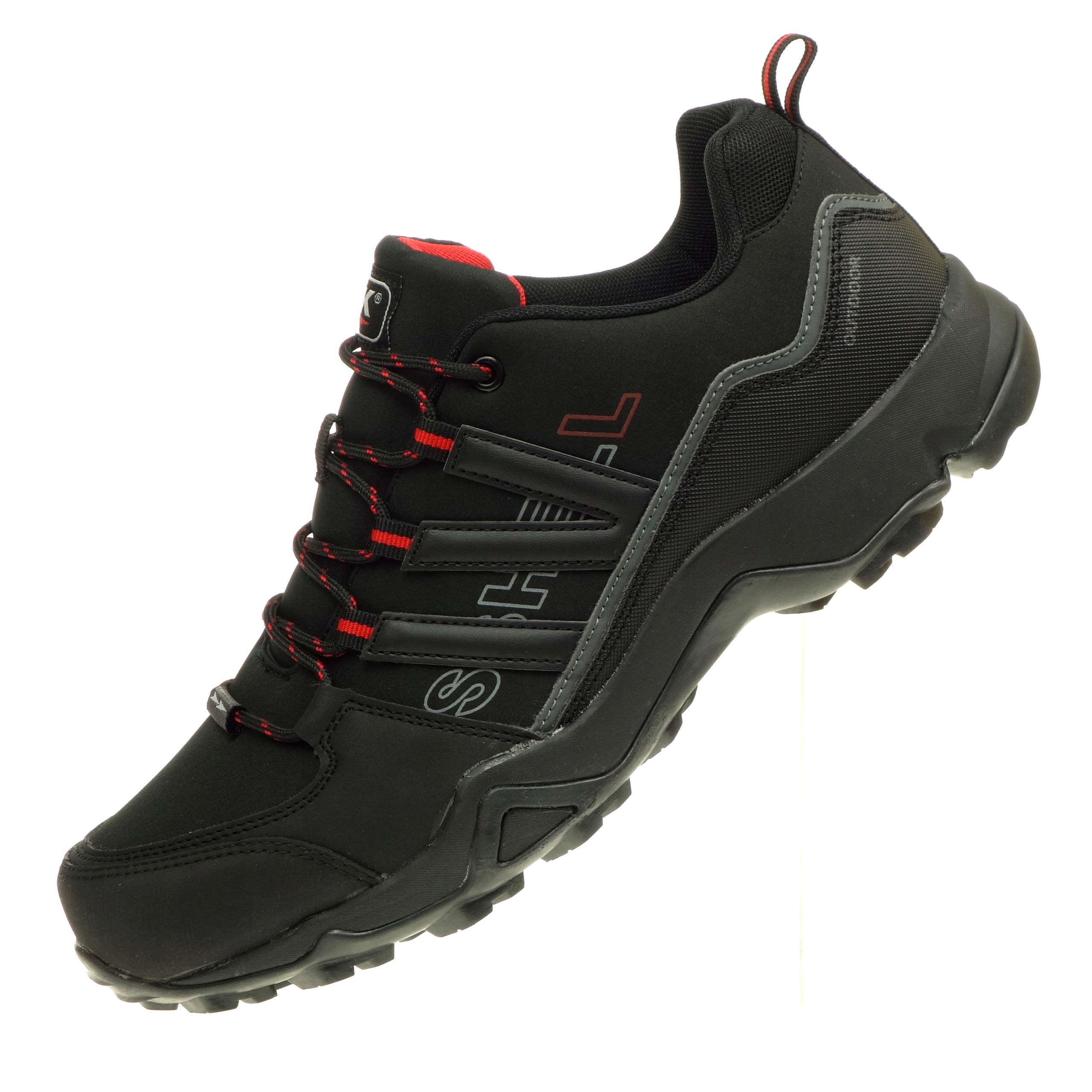 Buty Męskie Trekkingowe DK SPIRIT SoftShell OUTDOOR VB17331 Blk/Red 44 Model DK SPIRIT