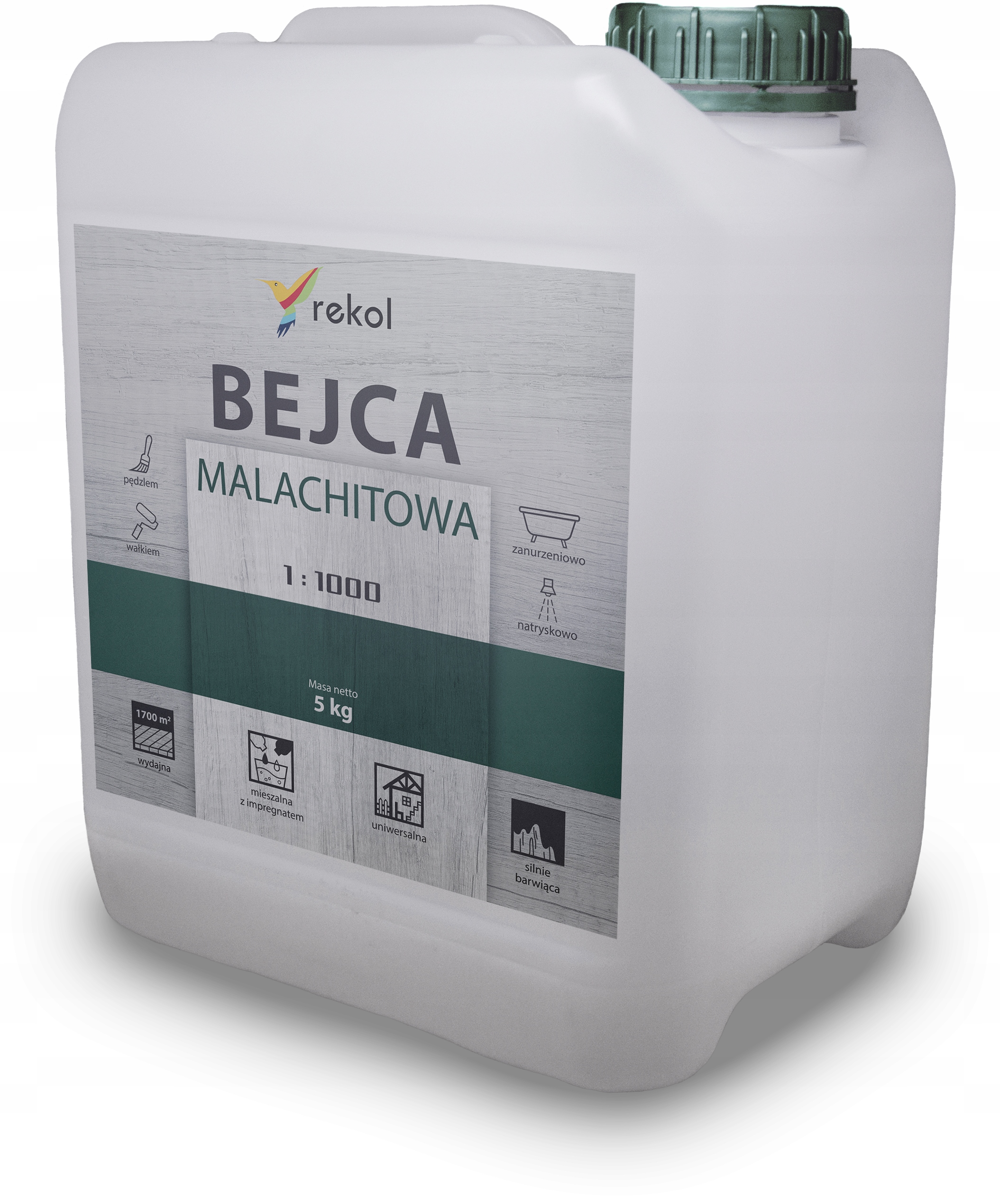 Bejca zeleň malachitová 5 kg, barvivo impregnace