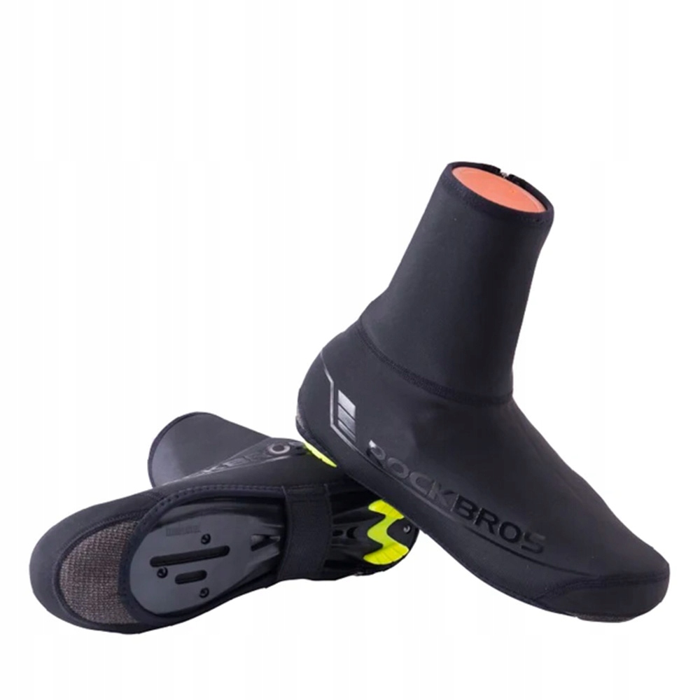 Ochraniacze na buty rowerowe wodoodporne rozmiary S M czarne