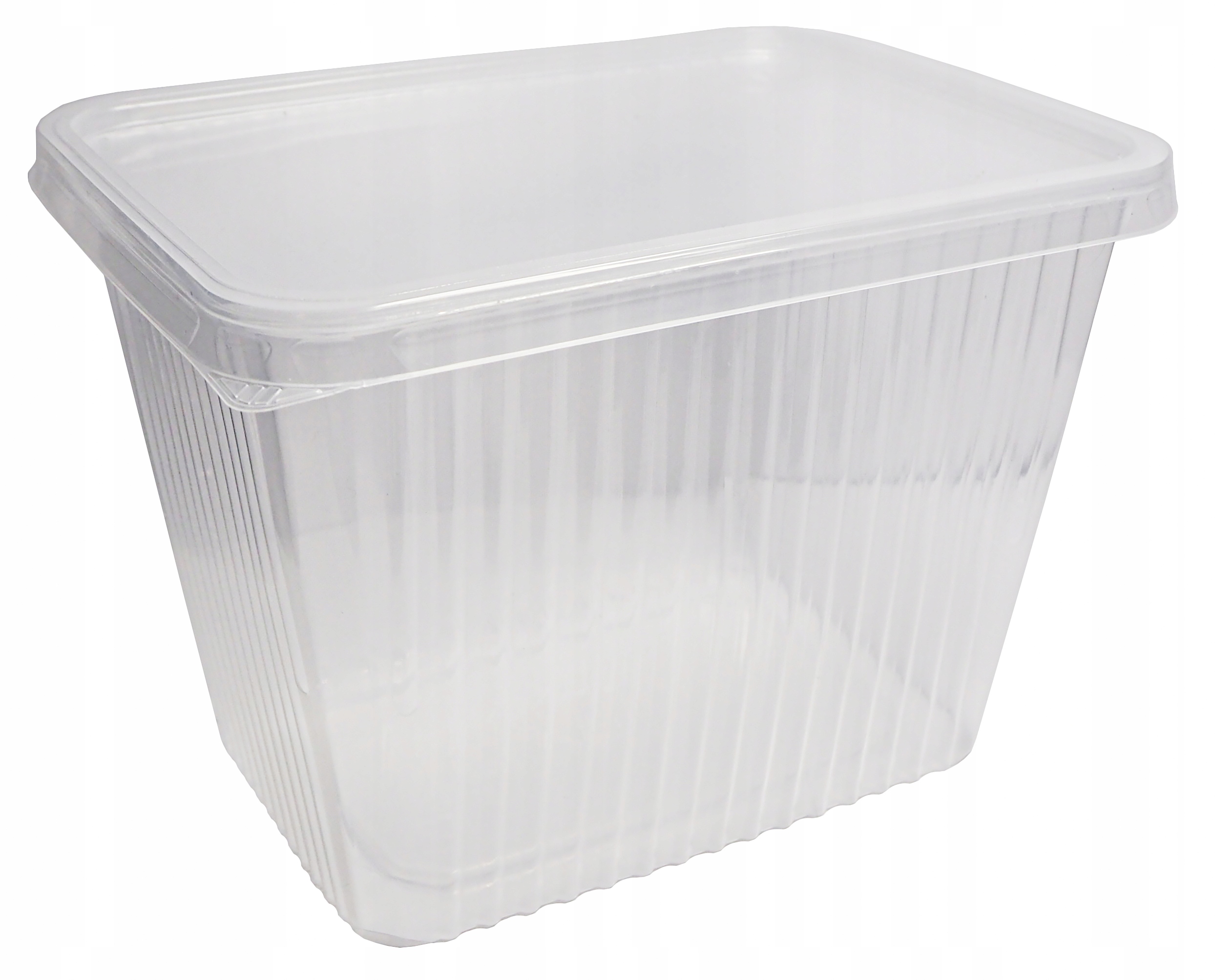 

Pojemniki jednorazowe plastikowe 2L pokrywka 50szt