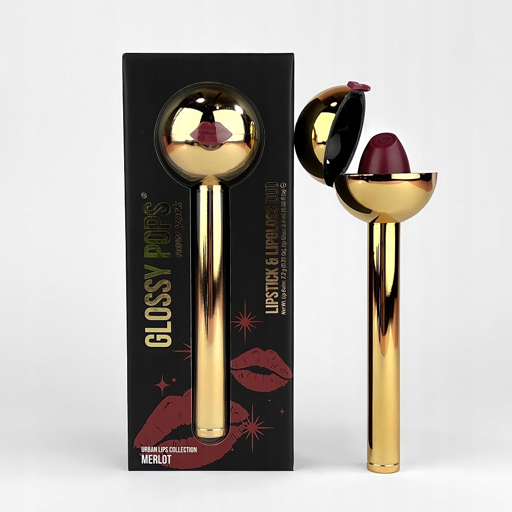 Glossy Pops Merlot lesk a rtěnka Výprodej%