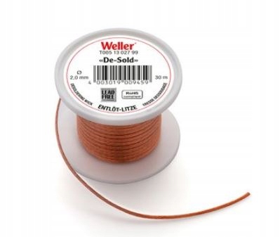 Taśma Rozlutowująca Miedziana Weller 2mm 30m