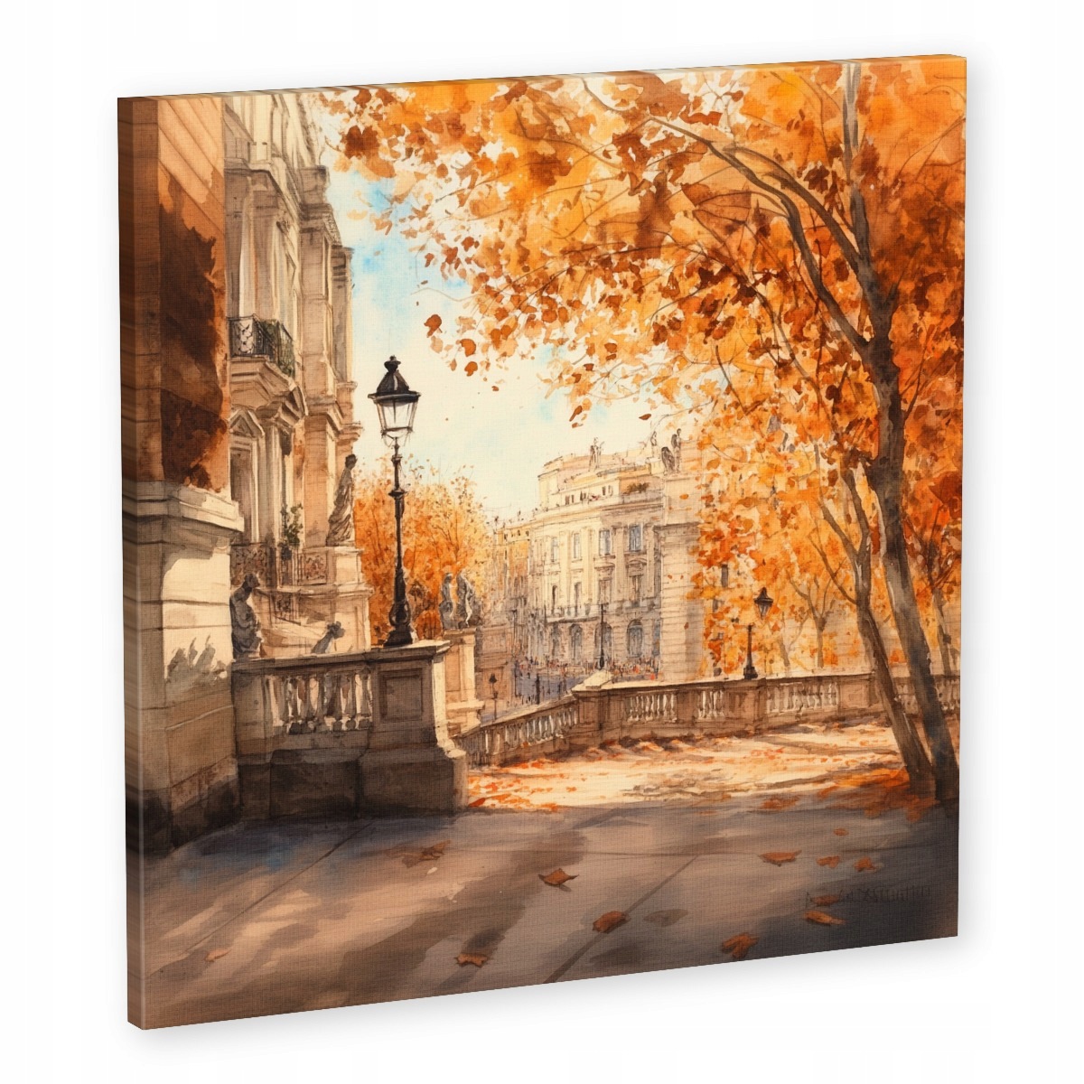 Obraz Na Plátně Canvas Město Řím Park Terasa Schody Podzim Pohled 60x60