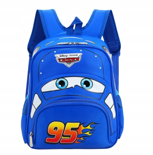 PLECAK SZKOLNY CARS AUTA ZYGZAK MCQUEEN NIEBIESKI Liczba kieszeni 2