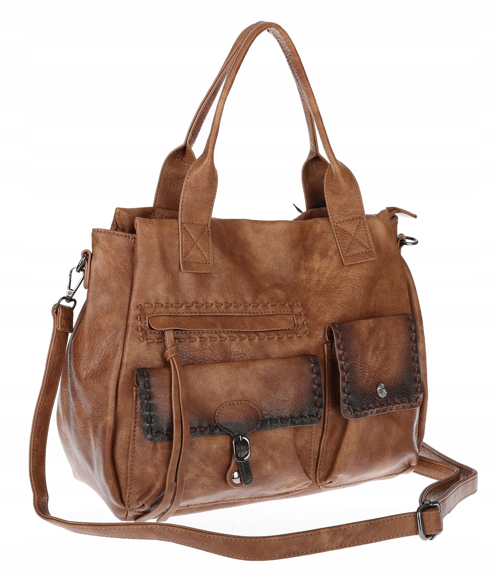 Tommasini Dámská kabelka Pošťačka Shopper Kufřík Taška SP92581 Brazová
