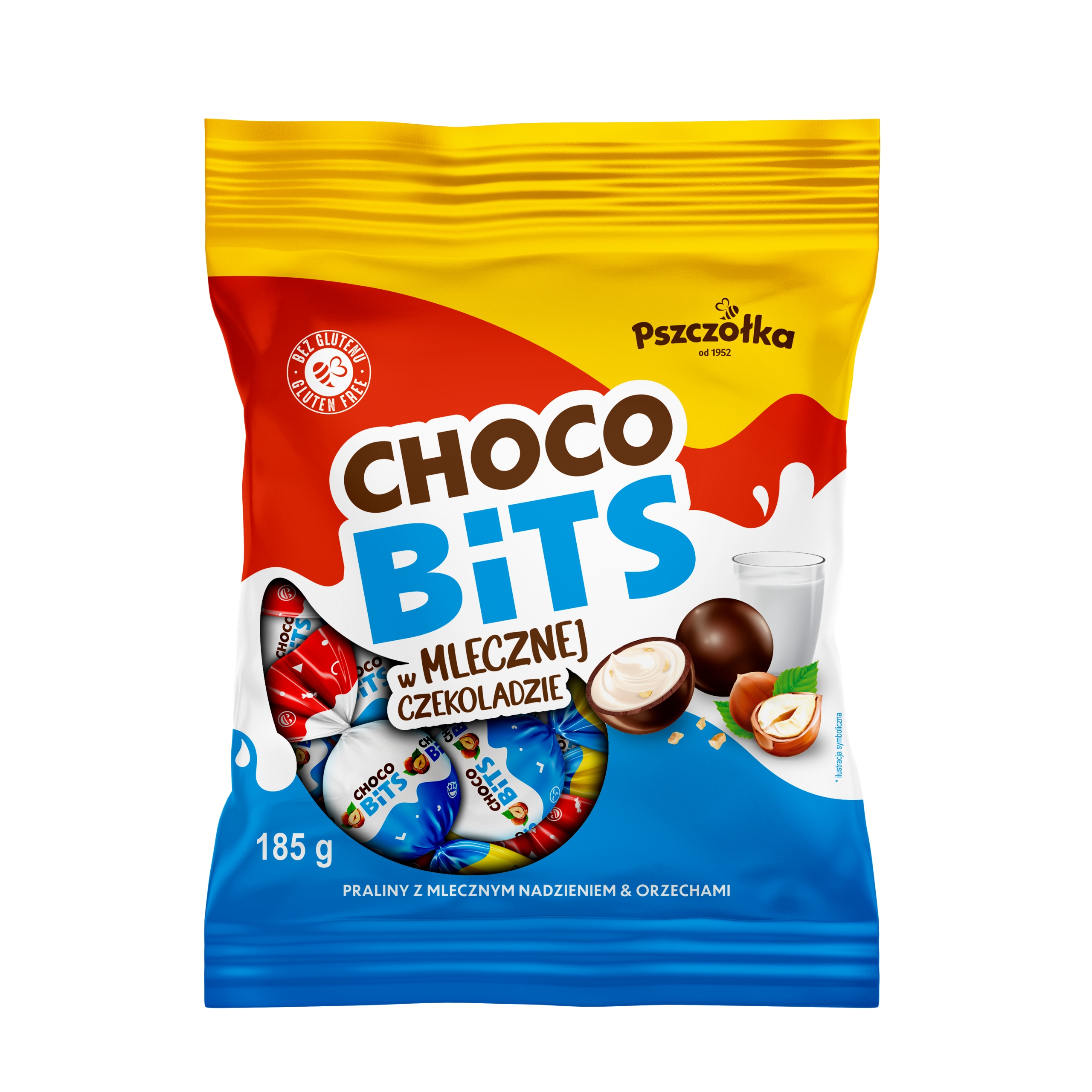 Levně 4x Pszczółka Bonbóny Choco bits 185 g